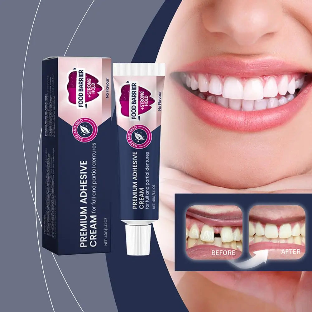 Dental Adhesive Cream For Denture Strong Complete Professional Dentures Glue Dentistry Products Materials 20g/28g/40g Oasis Select