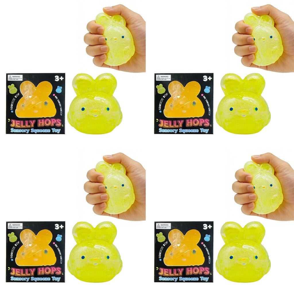 Rabbit Jelly Squishy Toy – TPR Fidget Squeeze Toy for All Ages