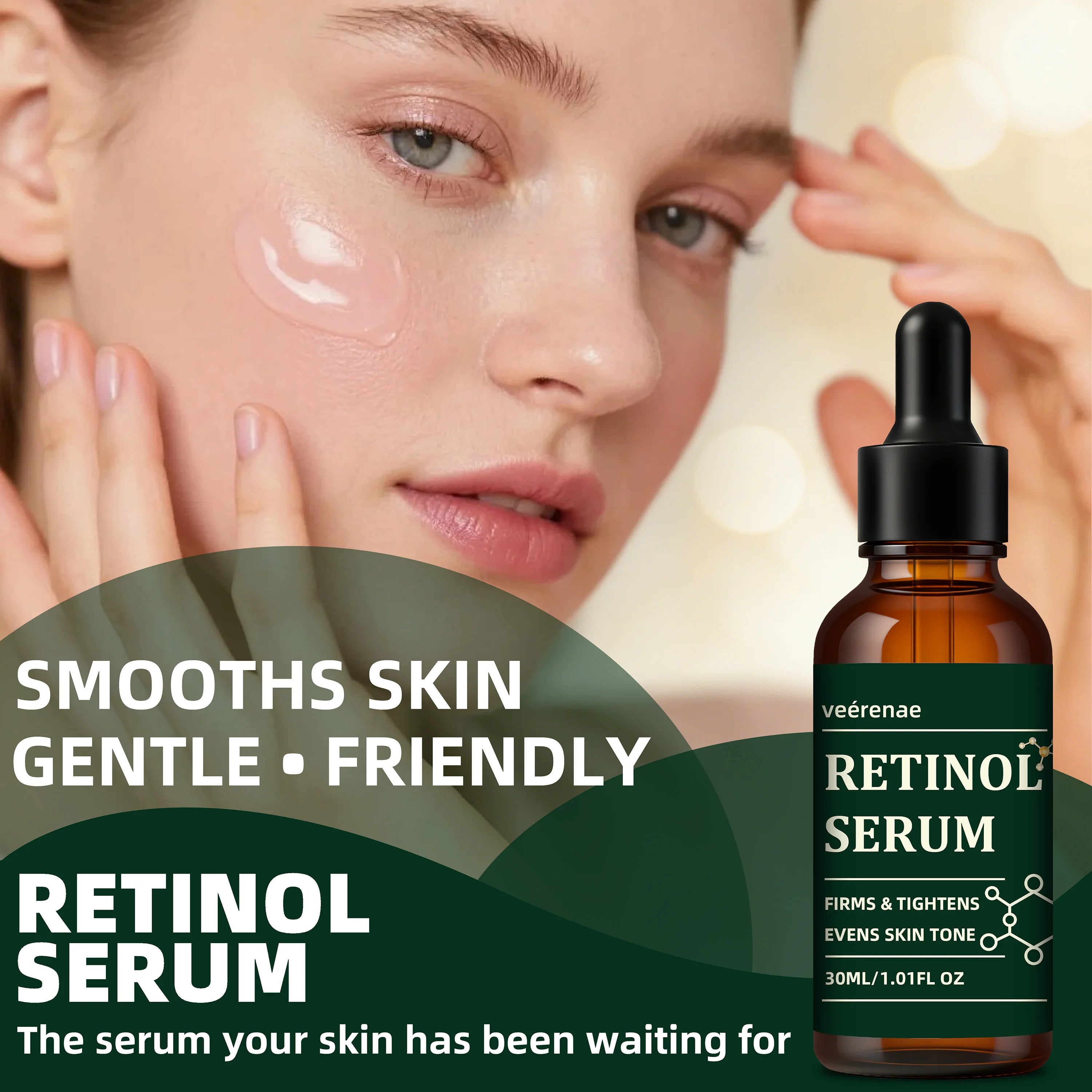 veérenae Retinol Face Serum – Gentle Daily Skincare, All Types