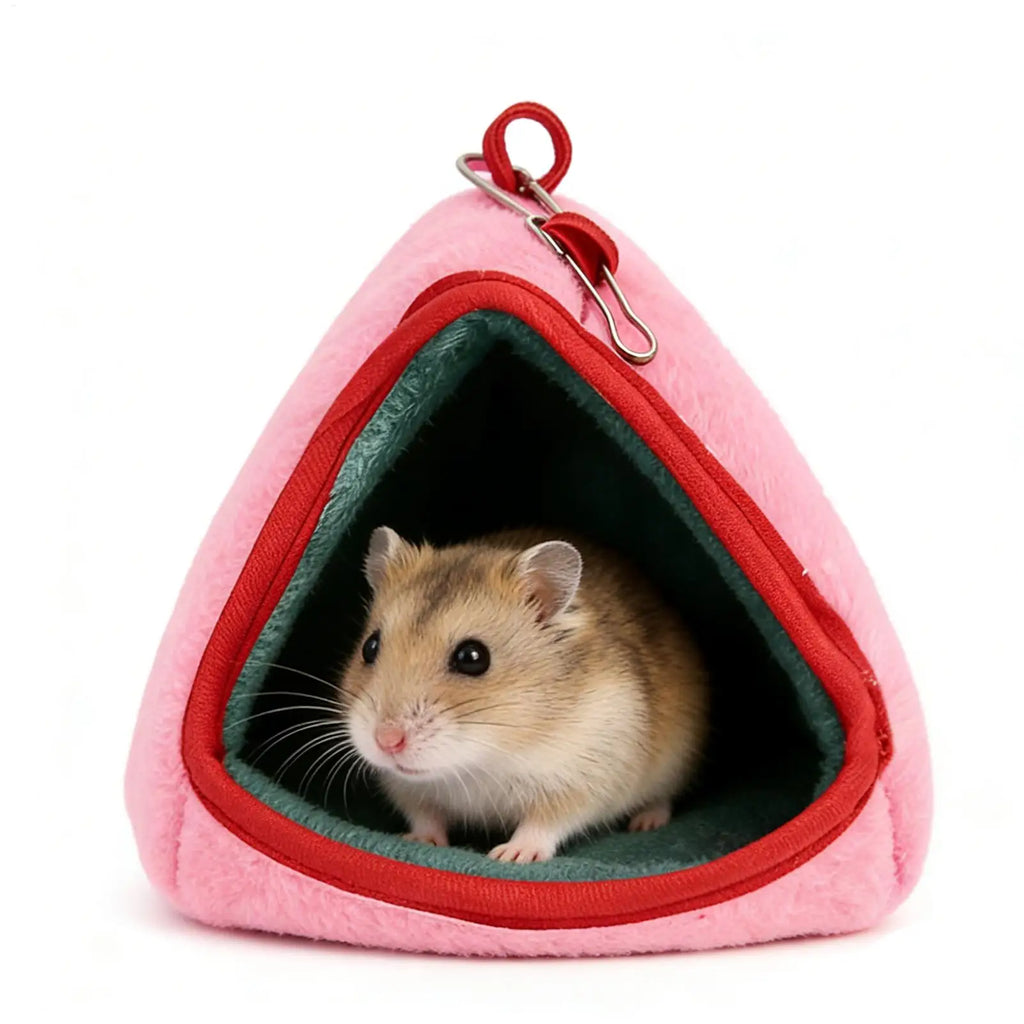 Pet Hammock Hamster Cage Bed Guinea Pig Bed Hamster Warm Bed Winter Pet Toy Hamster Cage House Hanging House Bed Mice Rat Nest Oasis Select