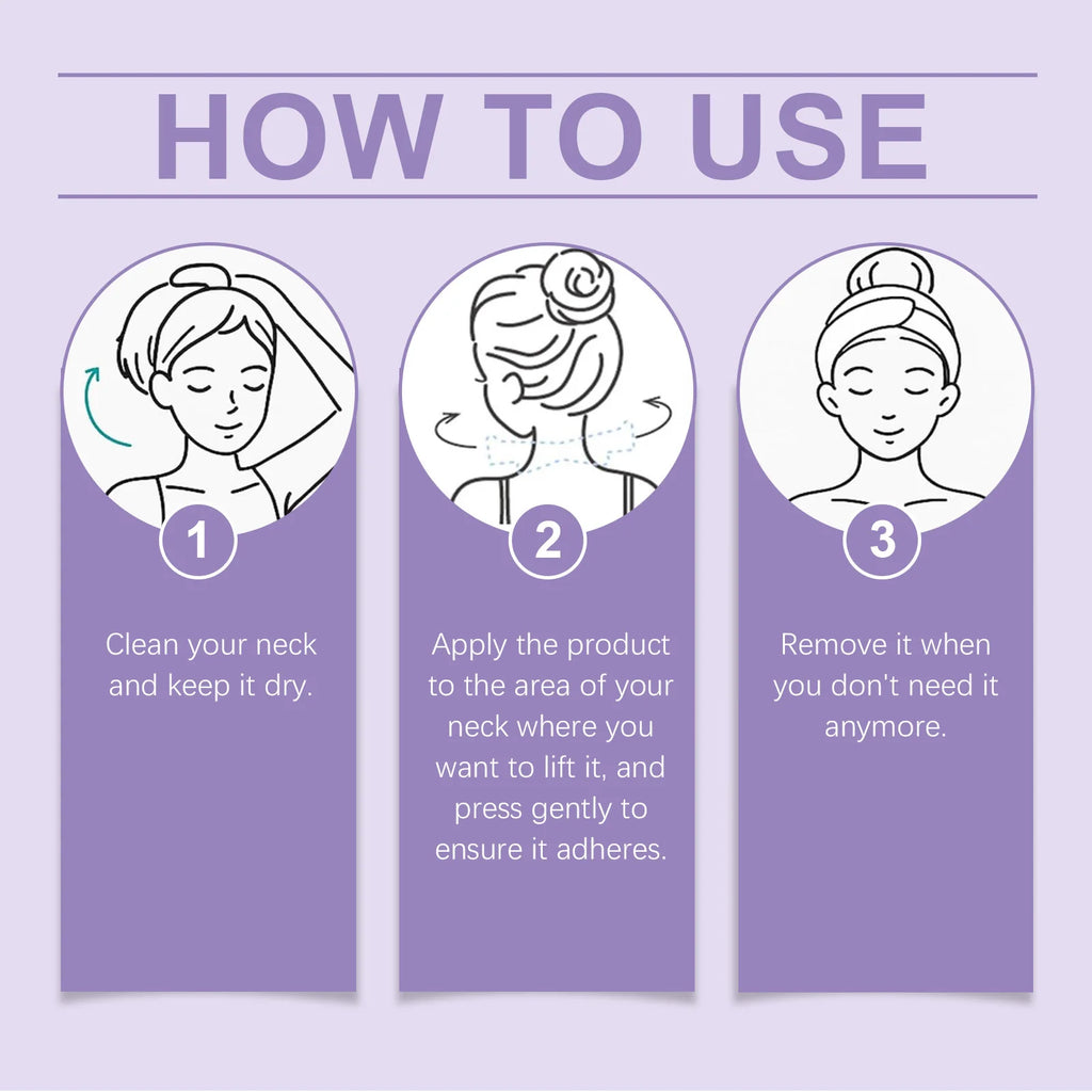 VIARELINE Neck Tightening Patch Enhance Elasticity Reduce Fine Lines Relieve Roughness Improving Relaxation Neck Soothing Patch Oasis Select