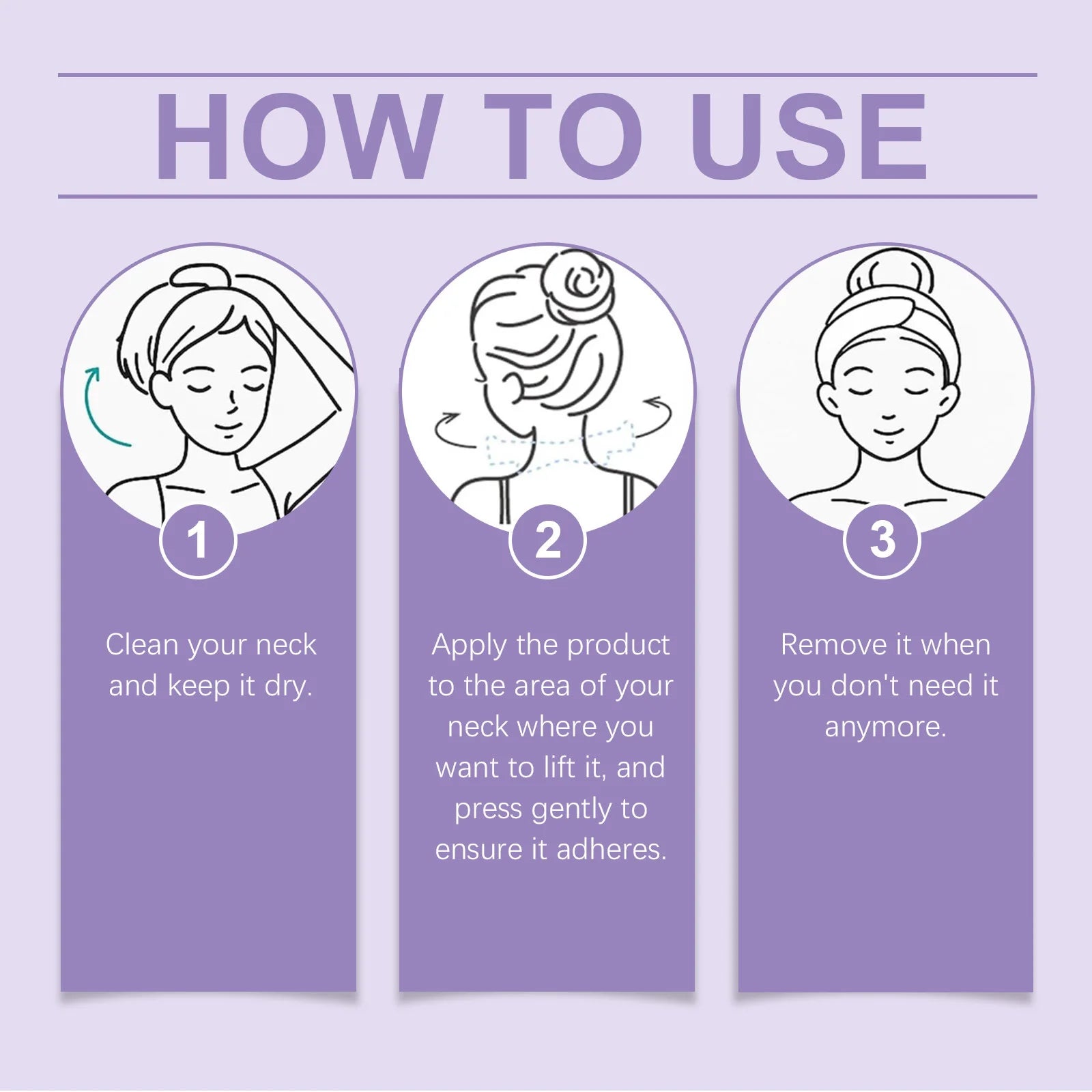 VIARELINE Neck Tightening Patch Enhance Elasticity Reduce Fine Lines Relieve Roughness Improving Relaxation Neck Soothing Patch Oasis Select