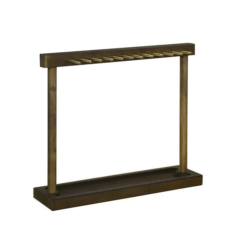 Modern Wood Jewelry Stand – 24/36 Hook Necklace Organizer Rack