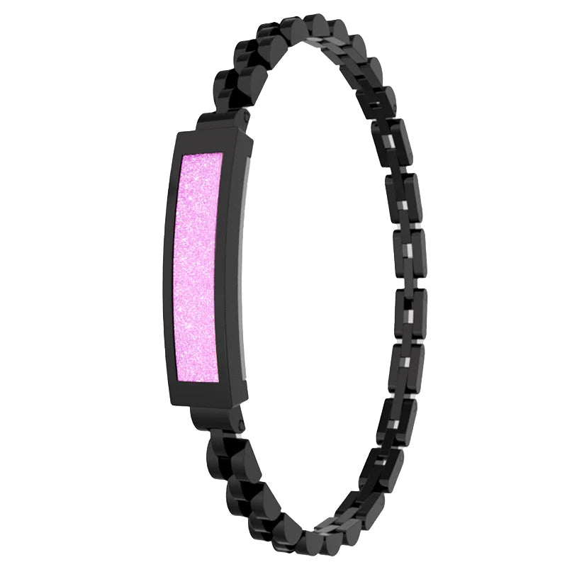 Ultra Thin Wristband Lady Waterproof Smart Chain Bracelet For Women Bluetooth Connected APP Sleep Heartrate Monitor Multi Sports Oasis Select PUBKBKS