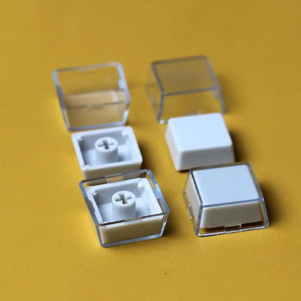 10-Pack Transparent Relegendable Keycaps for MX Switches