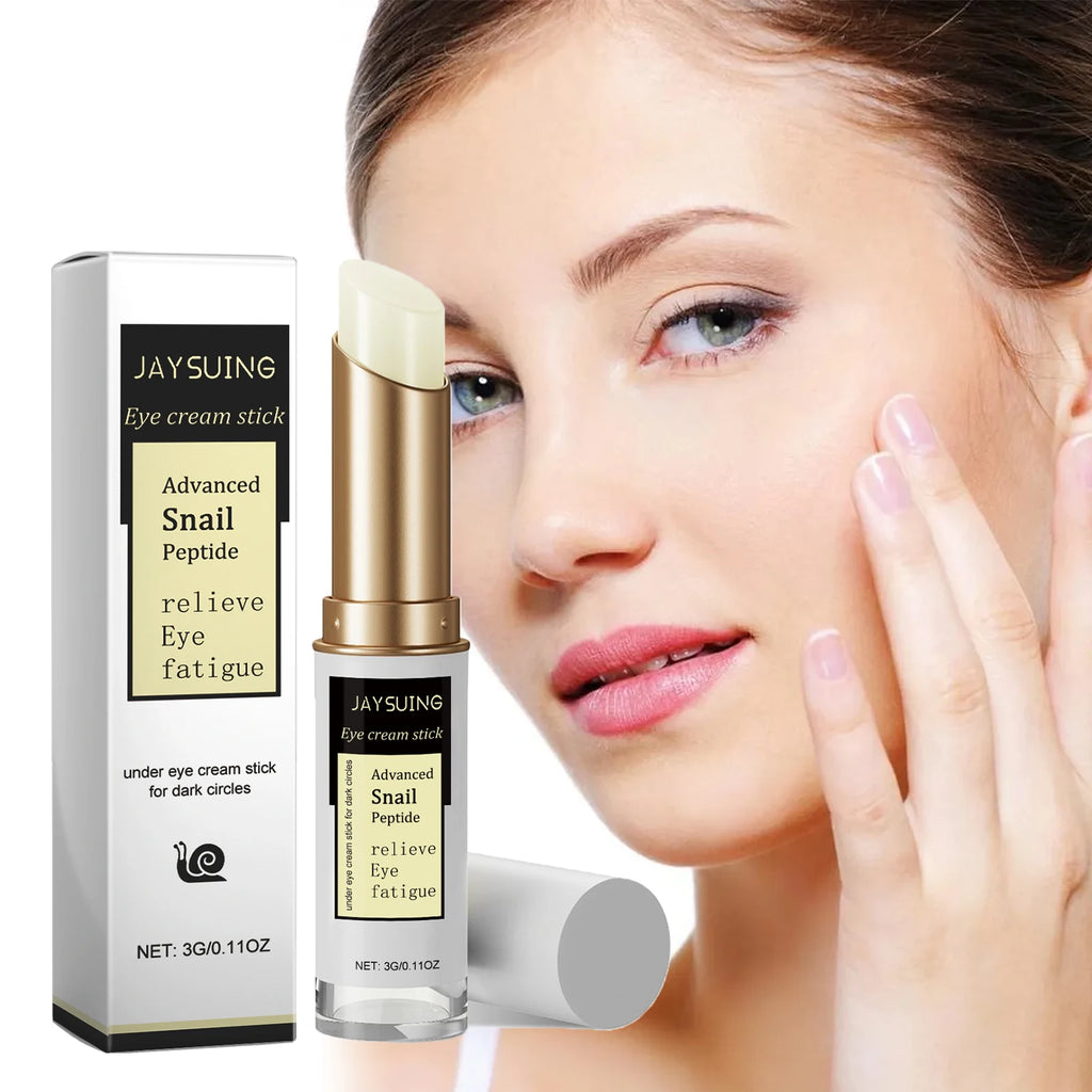 Snail Eye Cream Stick Anti-Puffiness Wrinkle Removal Fade Dark Circle Fine Lines Repair Moisturizing Firming Lightening Eye Care Oasis Select