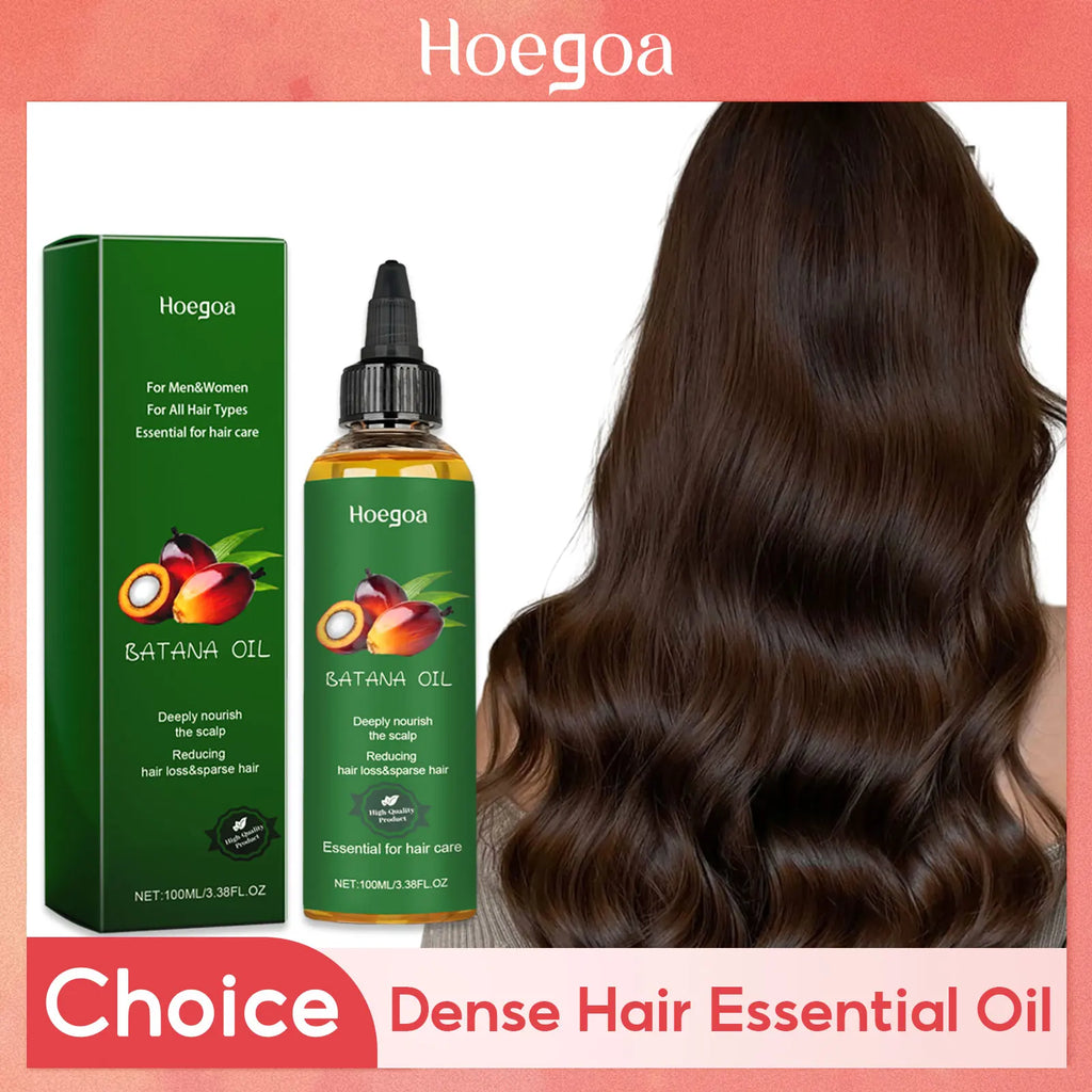 Batana Nourishing Hair Oil Hair Strengthen Repair Split Ends Damage Increase Hair Thickness Smoothness Dense Hair Essential Oil Oasis Select
