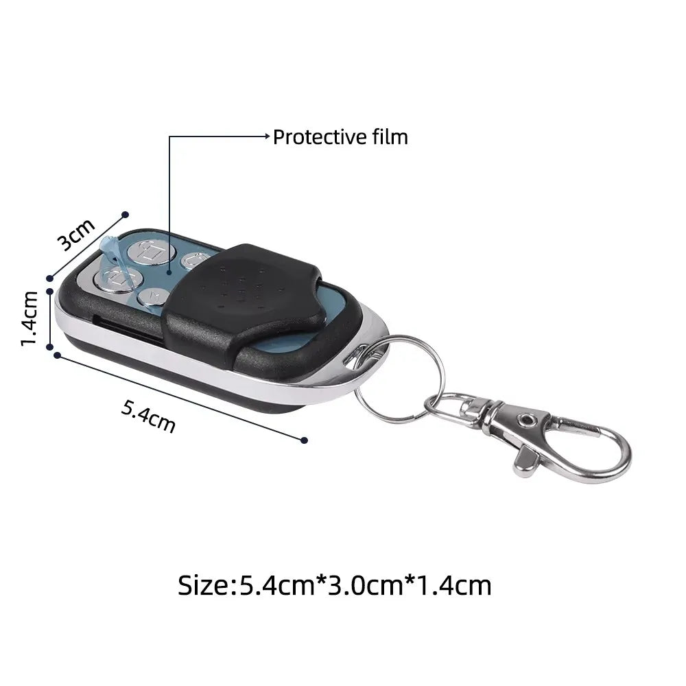 Remote Control 433MHz Car Key Garage Door Gate Opener Remote Control Duplicator Clone Cloning Code 4-Button Transmitter Oasis Select