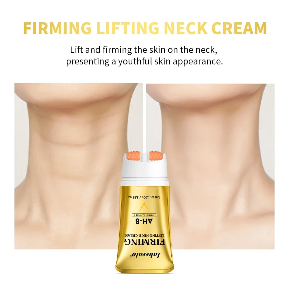 BIOAOUA AH-8 Firming Neck Cream with Roller – 120g