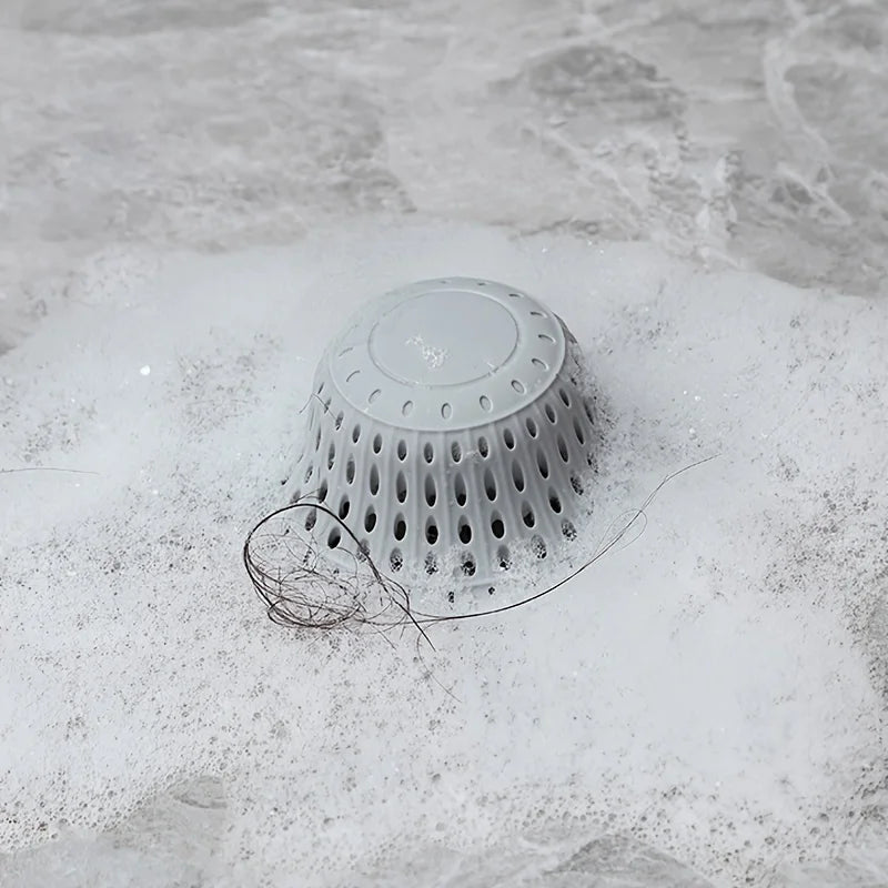 1pc Bathtub Drain Hair Catcher, High-Quality Silicone Shower Hair Catcher, Foldable Hair Guard Suitable for Pop-Up&Showers Oasis Select