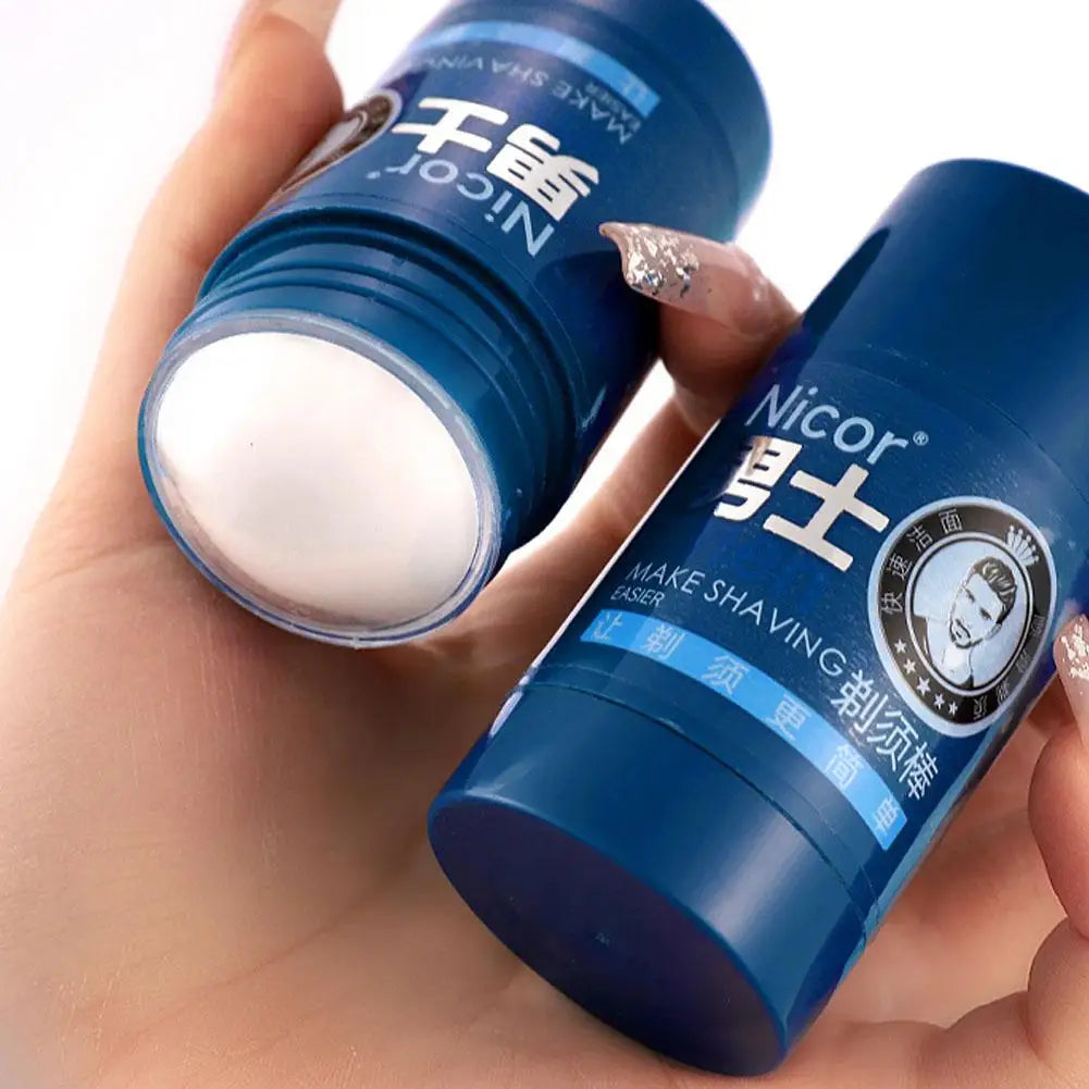 1/2/3PCS Mint Scent Men's Shaving Cream Stick Foam Rich Gentle 2-in-1 Shaving & Cleansing Cream Hydrating Shave Beard Cream Oasis Select