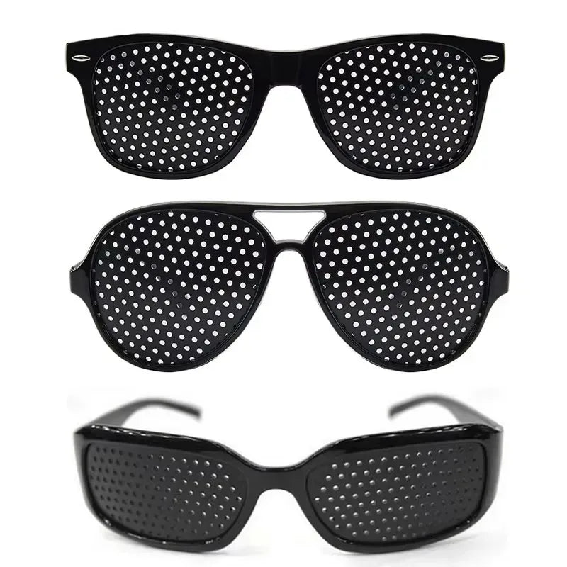 1/4PCS Anti-myopia Astigmatism Glasses Vision Correction Fatigue Pin Hole Glasses With Holes For Men Women Eyesight Improvement Oasis Select