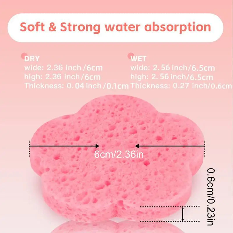 30pcs Face Cleansing Pads Makeup Removal Cotton Pad Cleansing Facial Pad Face Towel Washable Cotton Pads (Color Random) Oasis Select
