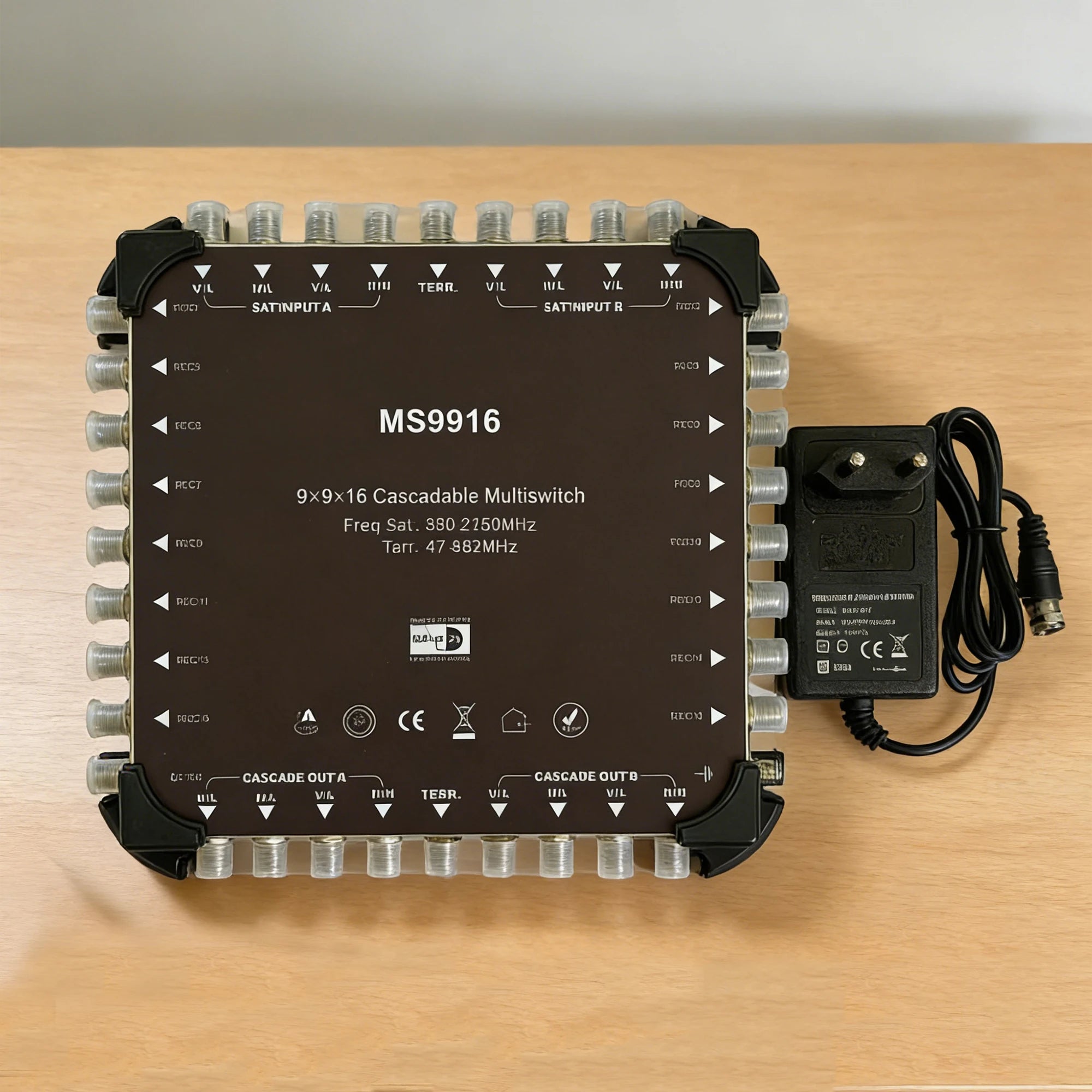 9 in 16 out cascade switch，Satellite signal power splitter，22k diseqc satellite multi switch Oasis Select