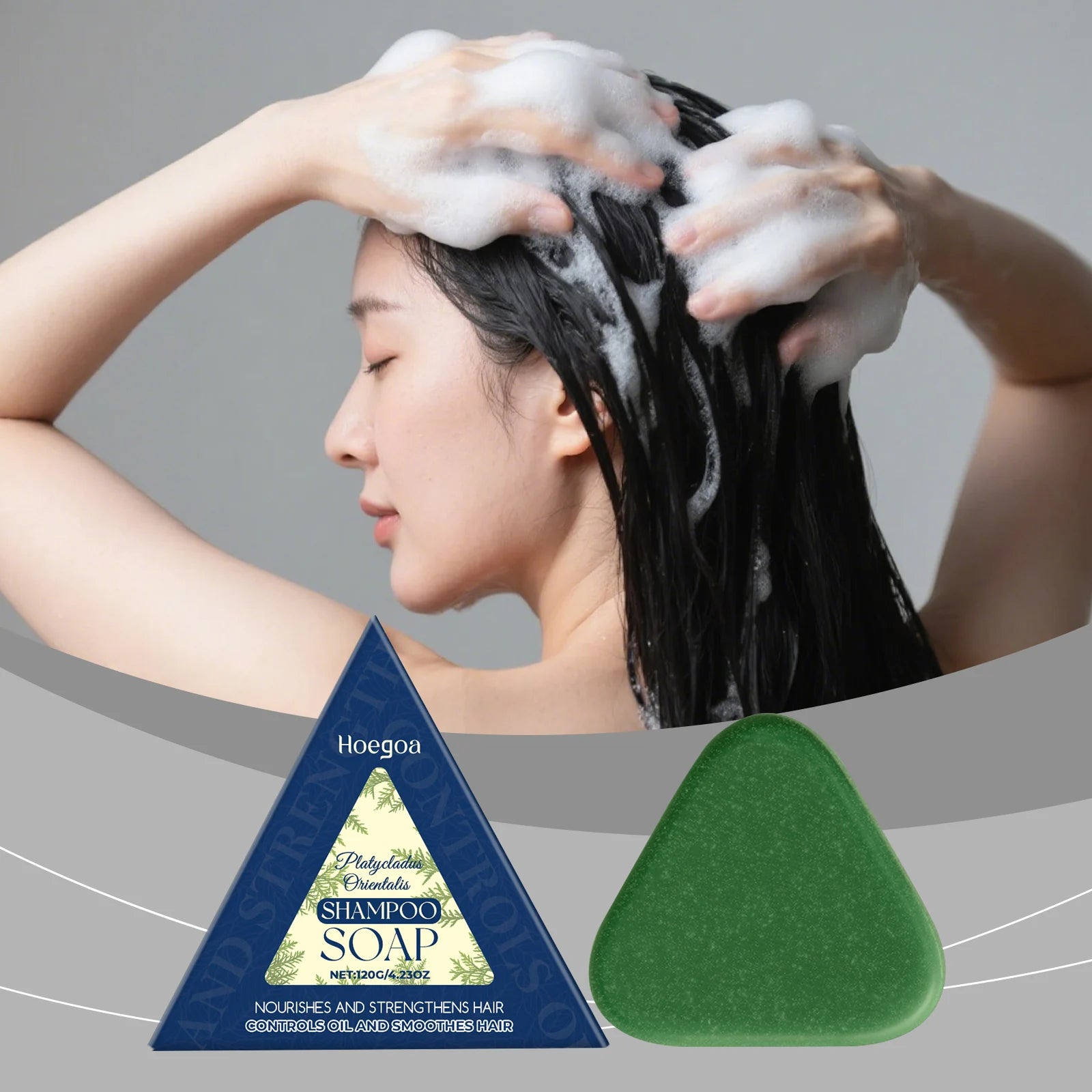 Cypress Leaf Grass Shampoo Soap Strengthen Root Anti Loss Oil Control Oasis Select