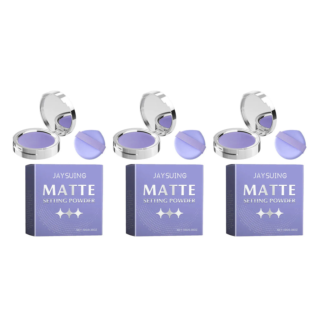 Jaysuing Lavender Matte Setting Powder – Oil Control 10g
