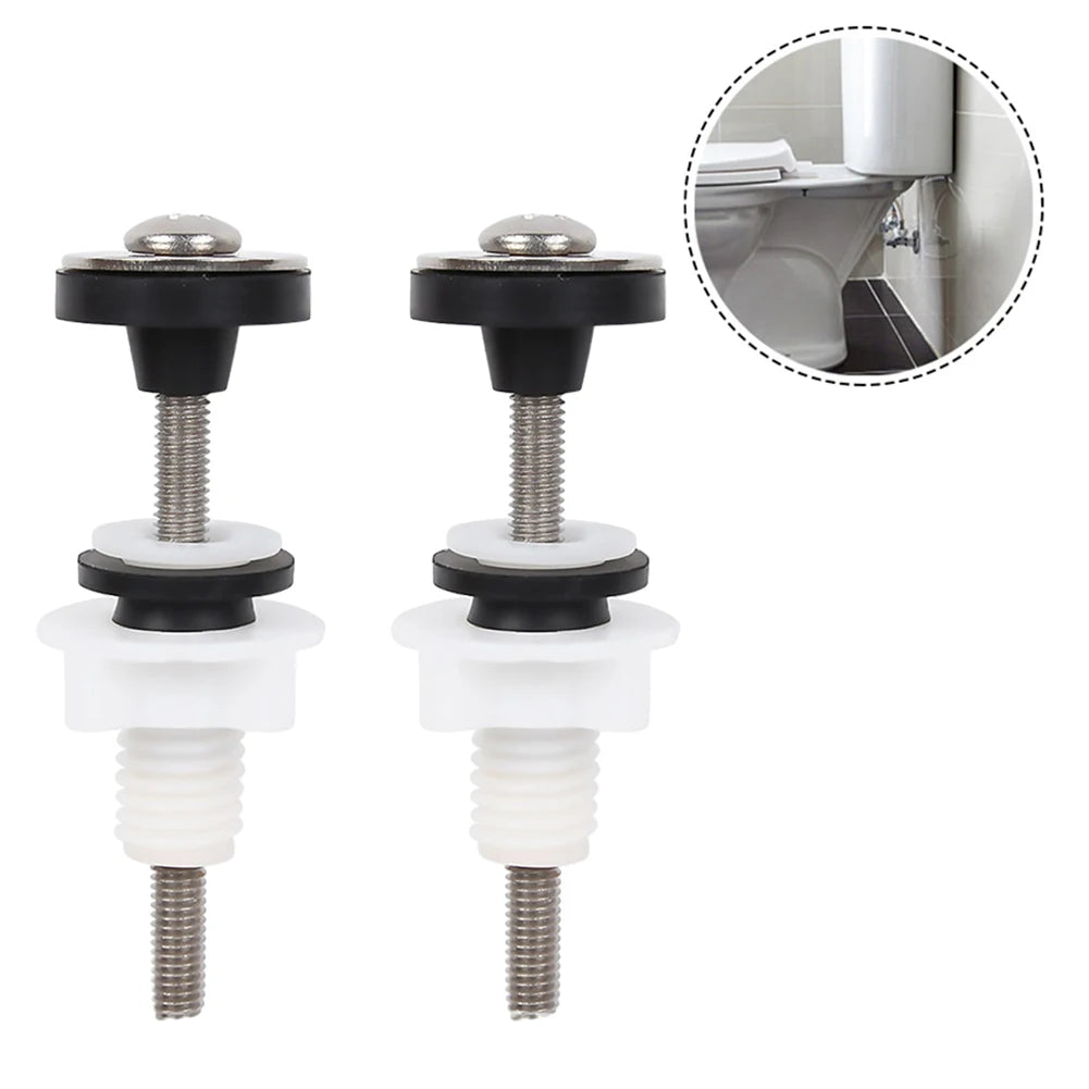 Toilet Cistern To Toilet Pan Fixing Fitting Sealing Kit Close Coupling Bolts WC Seat Fixing Bolts Household Hardware Oasis Select