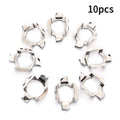 10Pcs H7 Adapter Headlamp Socket Car Led Bulb Holder Lamp Base For D101 High Temperature Resistant Stainless Steel Material Oasis Select 10pcs
