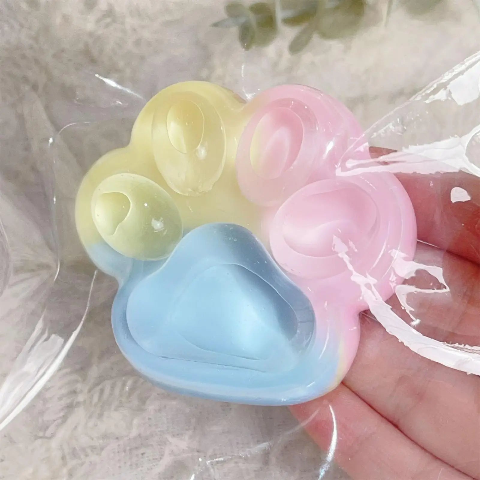 Squeeze Paw Toy 1PC Cat Paw Pinch Toy Stress Relief Soft Fidget Toy Relax Squeeze Toy Slow Rebound Stress Relief Cat Claw Toy Oasis Select