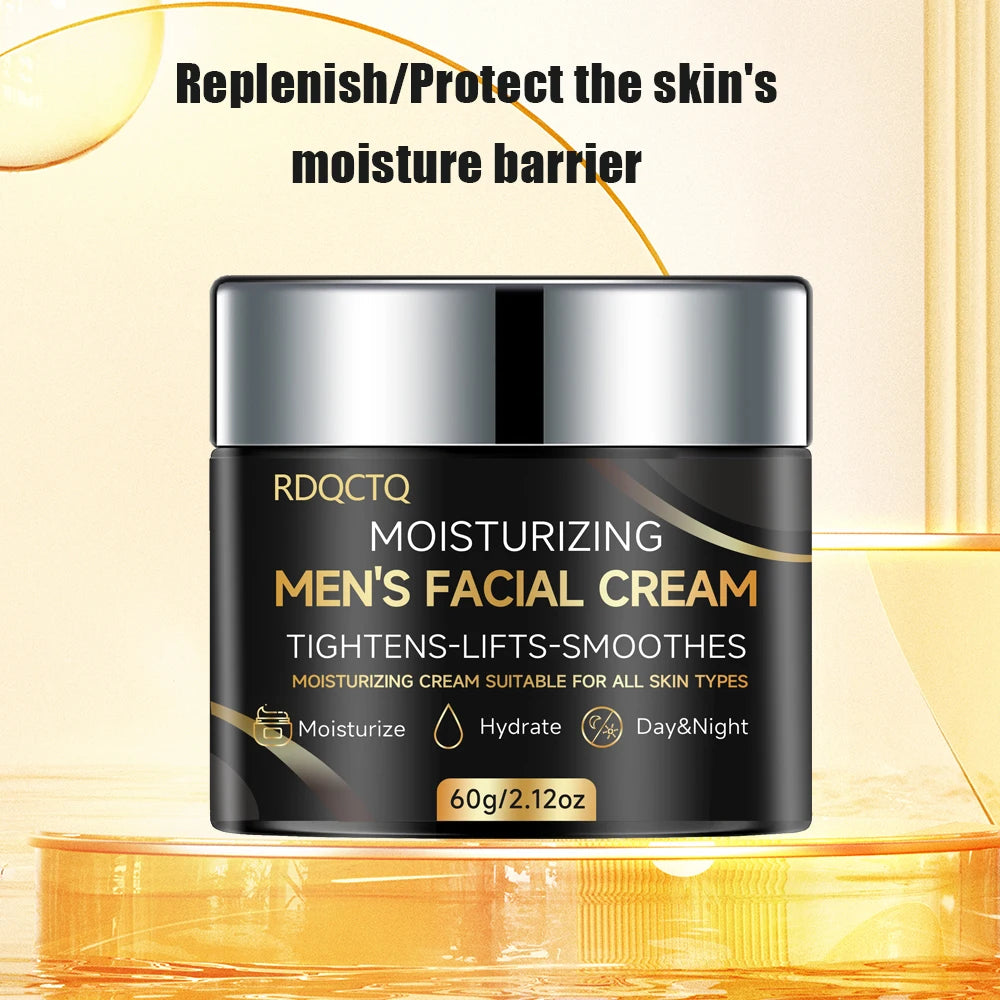 RDQCTQ Men's Retinol Firming Face Cream Skincare Brightening Smooth Wrinkles Facial Moisturizing Collagen Face Men Treatment Oasis Select