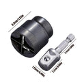 Scissor Jack Drill Adapter Socket Converter for Scissor Car Jack Heavy-Duty Tool Change Converter Rust-Resistant Accessories Oasis Select Black
