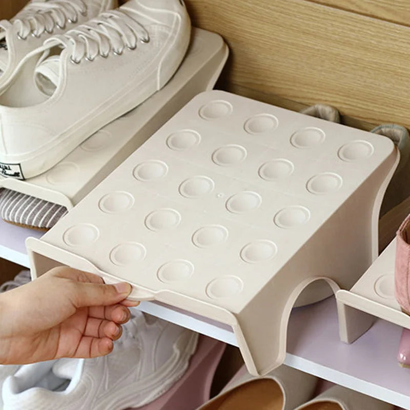 Household Shoe Rack Organizer Shoes Footwear Storage Stand Support Space Saving Cabinet Closet Holder Save Space Modern Bracket Oasis Select
