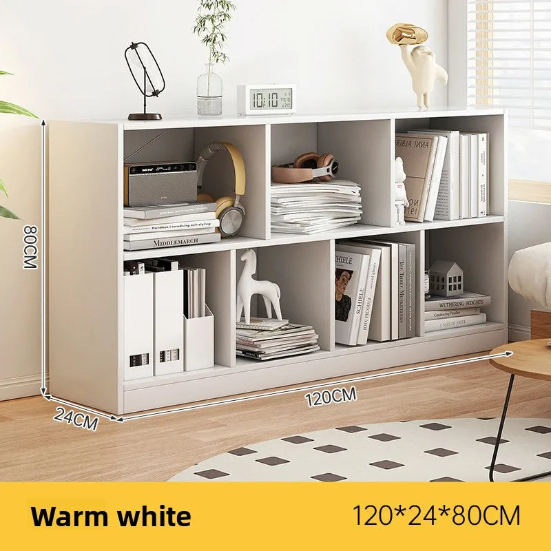 Bookcase Household Bookshelf Shelf Kindergarten School Bag Cabinet Living Room Grid Cabinet Storage Cabinet Large Capacity Oasis Select 12