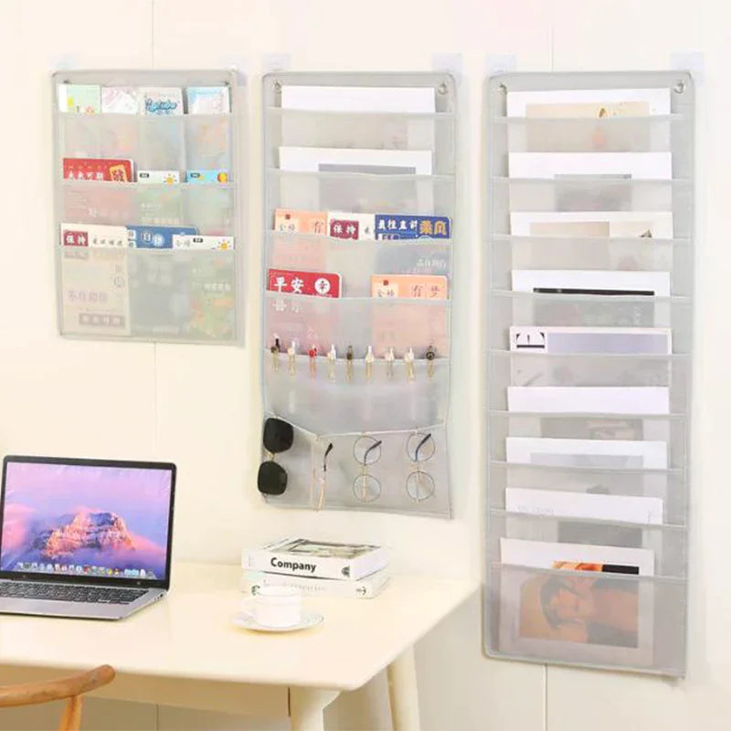 Wall Hanging File Folder Organizer – Letter Size Storage Bag