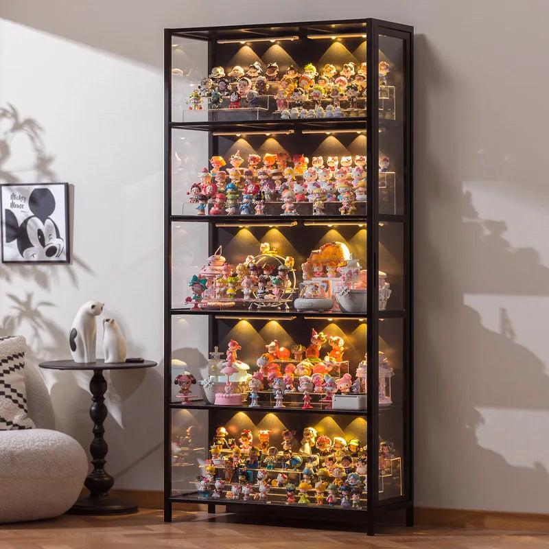 Blind box storage display stand Large capacity transparent acrylic storage box POP MART figure doll collection cabinet Oasis Select
