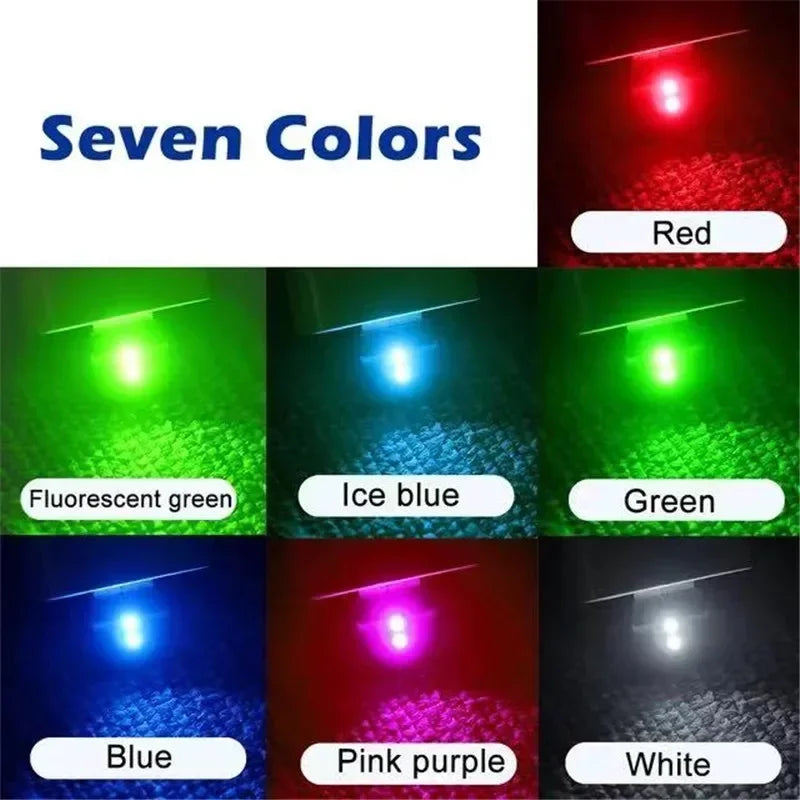 Mini USB LED Car Light Auto Interior Atmosphere Light Emergency Lighting Light rgb Auto Colorful Decorative Lamp Car Accessory Oasis Select Default Title