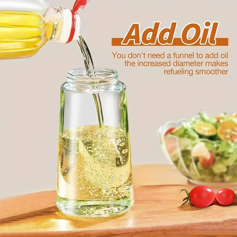 Multi-functional Kitchen Oil Bottle Spray Oil Pouring Two-in-one Food-grade Material Is Not Easy To Damage 500ML Large Capacity Oasis Select