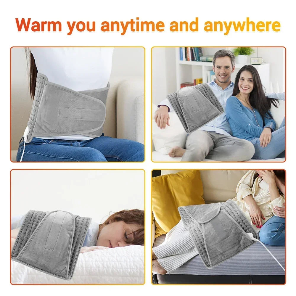 Hailicare Electric Heating Belt – 9 Levels Waist & Back Warmer