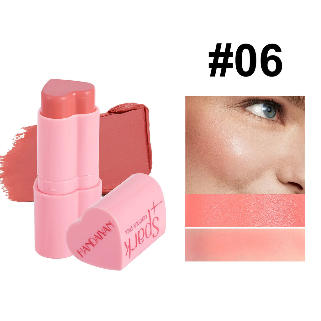 Handaiyan 3-in-1 Blush Highlighter Contour Stick – 8 Colors