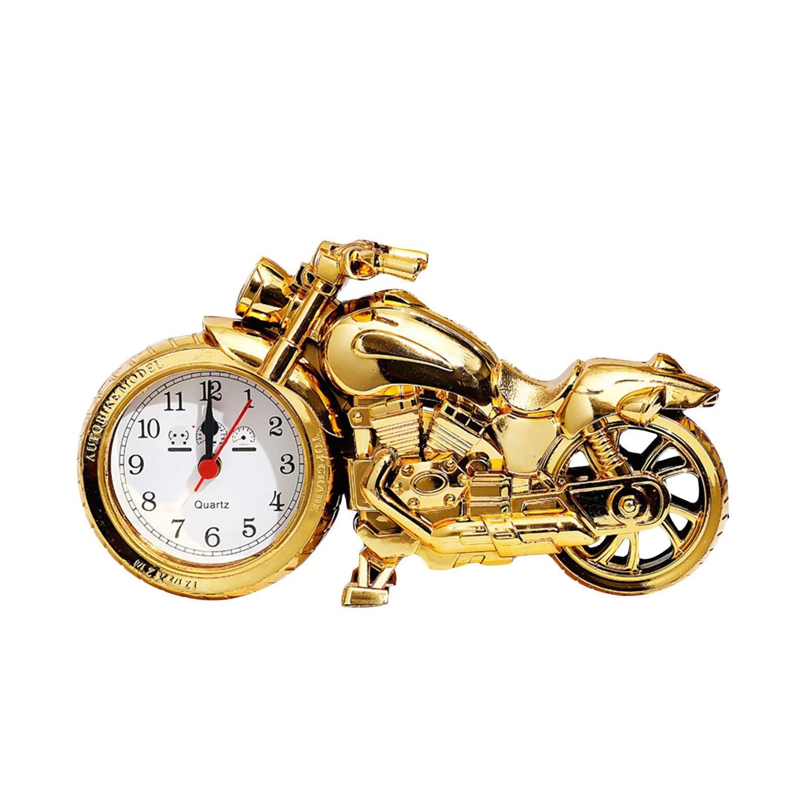 Vintage Motorcycle Alarm Clock – Retro Antique Desktop Decor Decorative Alarm Clock Oasis Select A