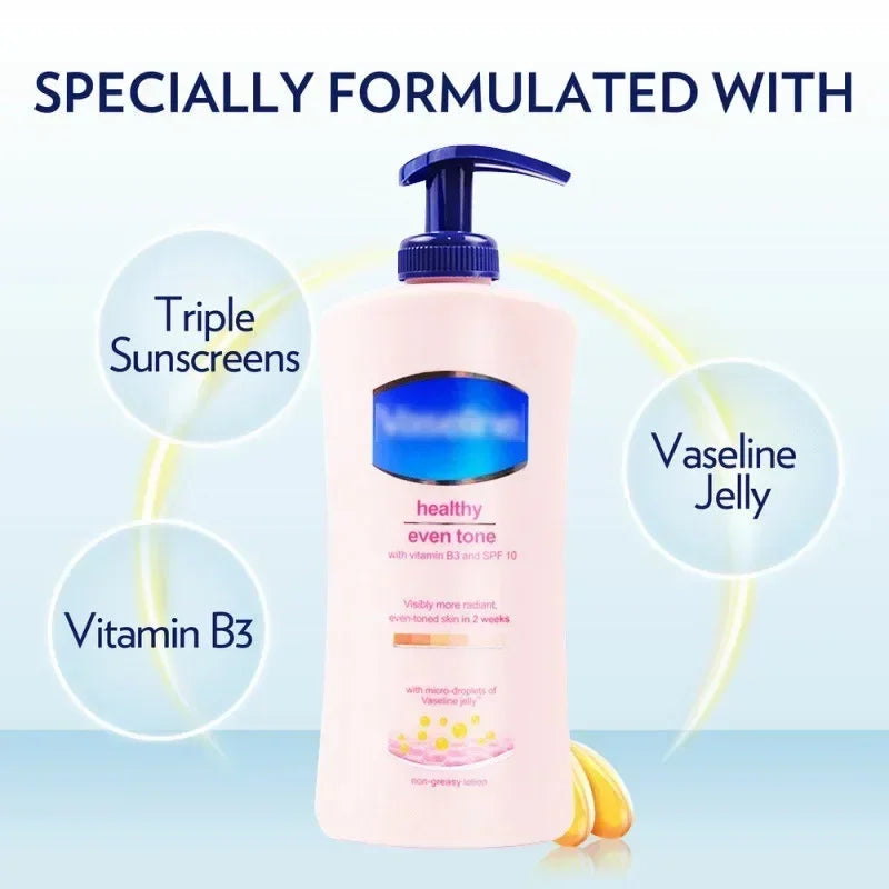 400ML Vitamin B3 Vaseline Nicotinamide Whitening Body Lotion Skin Care Healthy White Body Brightening Cream Contains Oasis Select