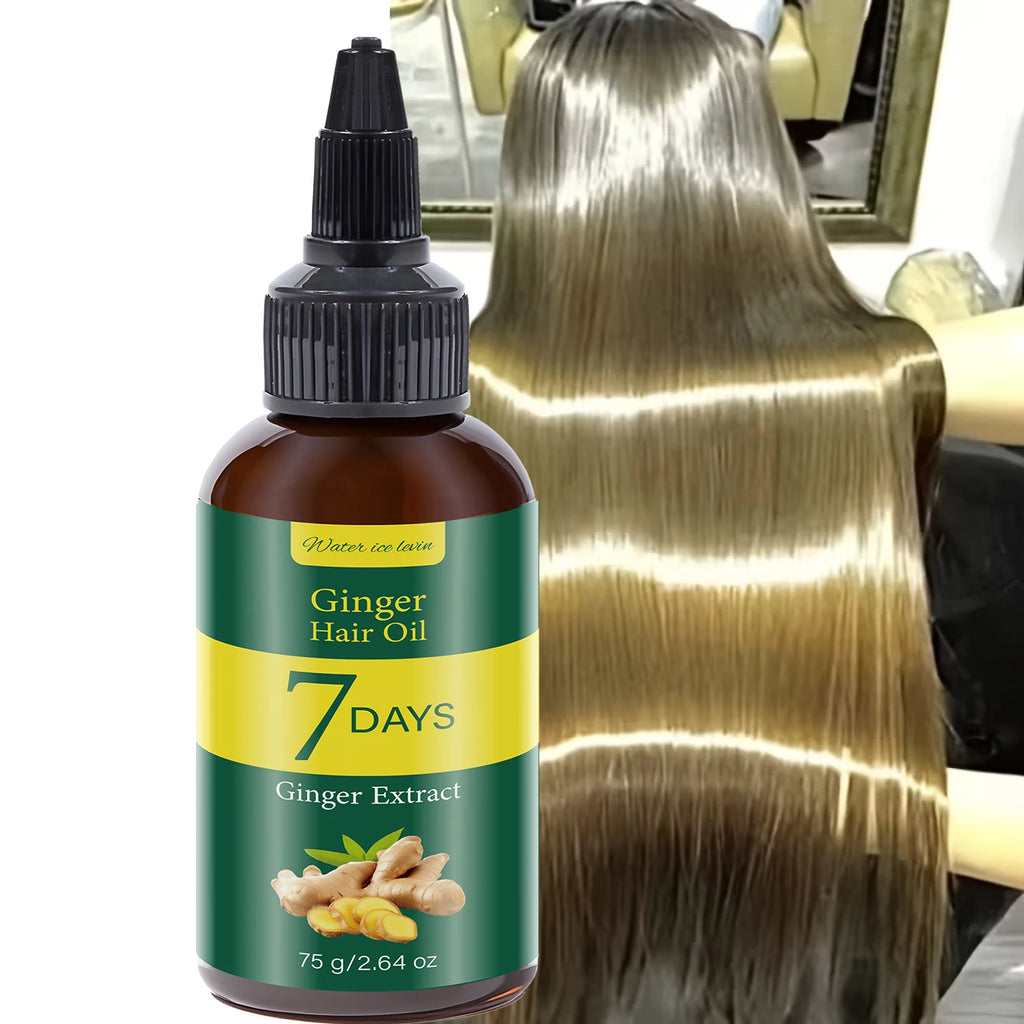 Ginger Hair Oil with Biotin & Keratin – 7-Day Smooth Hair Hair Conditioning Oil Oasis Select