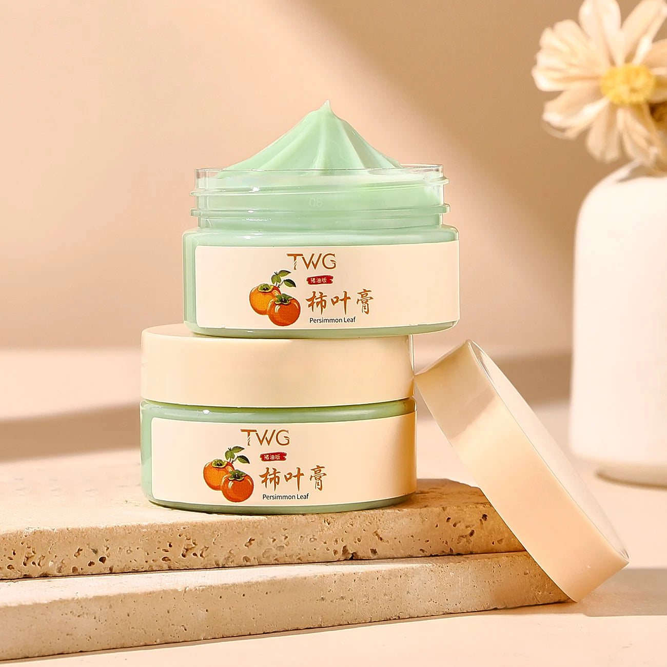 Persimmon Leaf Face Cream – Hydrating & Moisturizing Ointment Moisturizing Face Cream Oasis Select