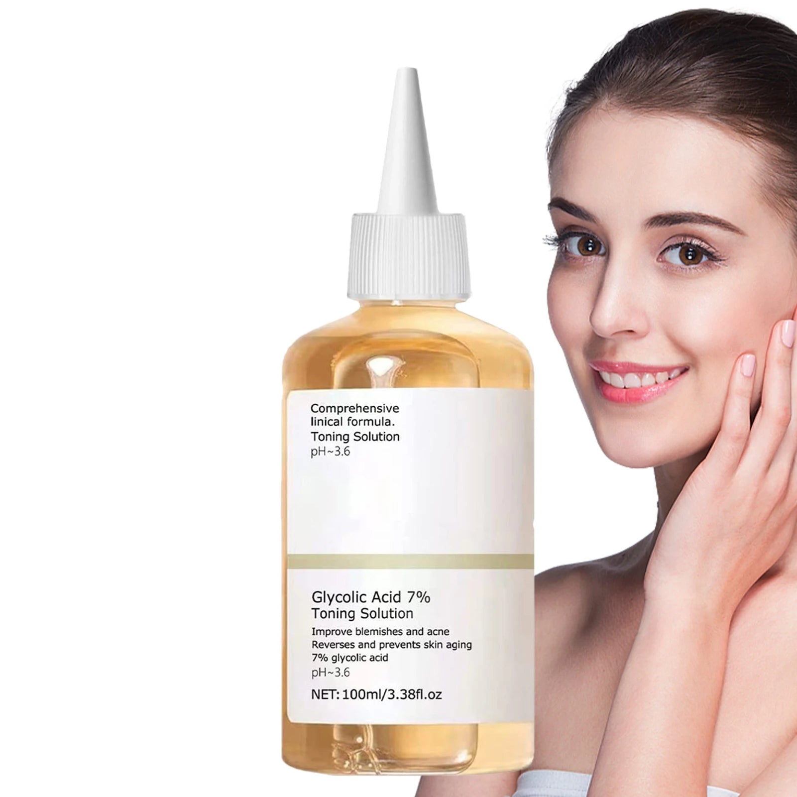 Glycolic Acid 7% Toner Nourishing Gentle Glycolic Acid Toner Remove Acne Fade Acne Fruit Acid Essence Ordinary Acne Remove Oasis Select