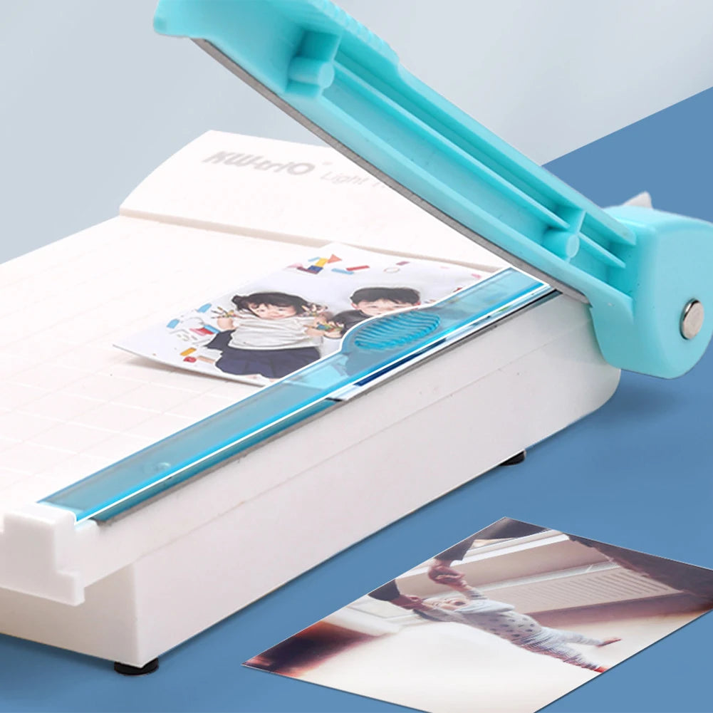 Portable Guillotine Paper Trimmer | 160mm Non-Slip Cutter