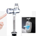 Manual Delay Automatic Shutoff Urinal Flush Valve Button Type Straight for Public Toilet Bathroom Parts Oasis Select Default Title