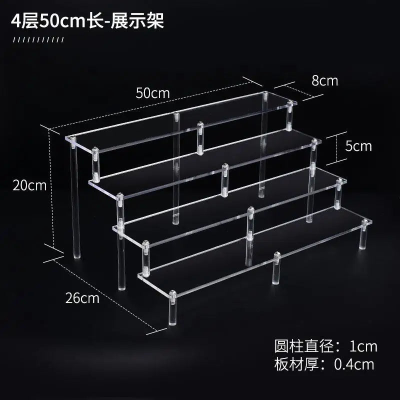 Acrylic Ladder Shelf Display Stand – Cakes, Dolls & Cosmetics