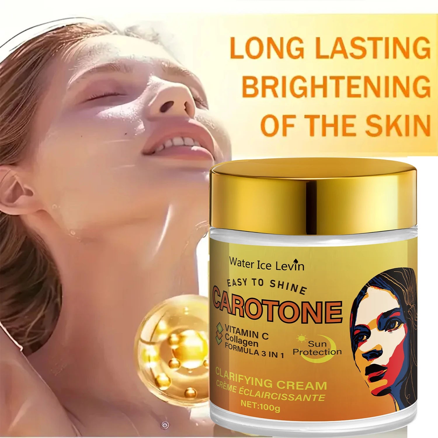 Vitamin C Collagen SPF Face Cream – Brightening 100g Brightening Face Cream Oasis Select