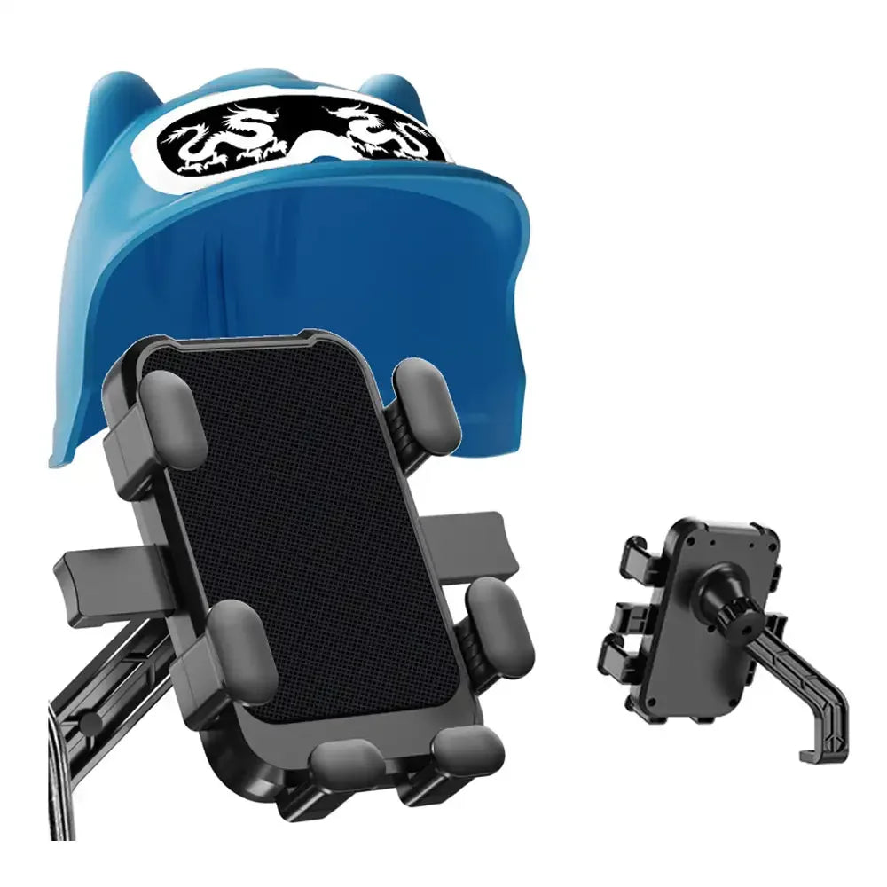 Motorcycle Helmet Phone Holder | Waterproof Sun Shade Mount