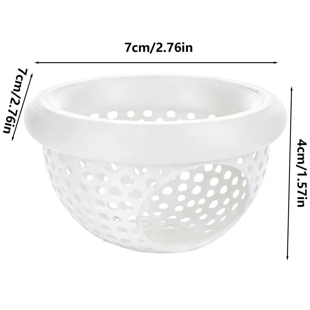 Aquarium Floating Cave Fish Shrimp Hideout Shelter Hammock Feeding Ring Resting Spot For Betta Small Aquatic Pet Supplie Oasis Select White 2Pcs