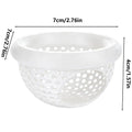 Aquarium Floating Cave Fish Shrimp Hideout Shelter Hammock Feeding Ring Resting Spot For Betta Small Aquatic Pet Supplie Oasis Select White 2Pcs