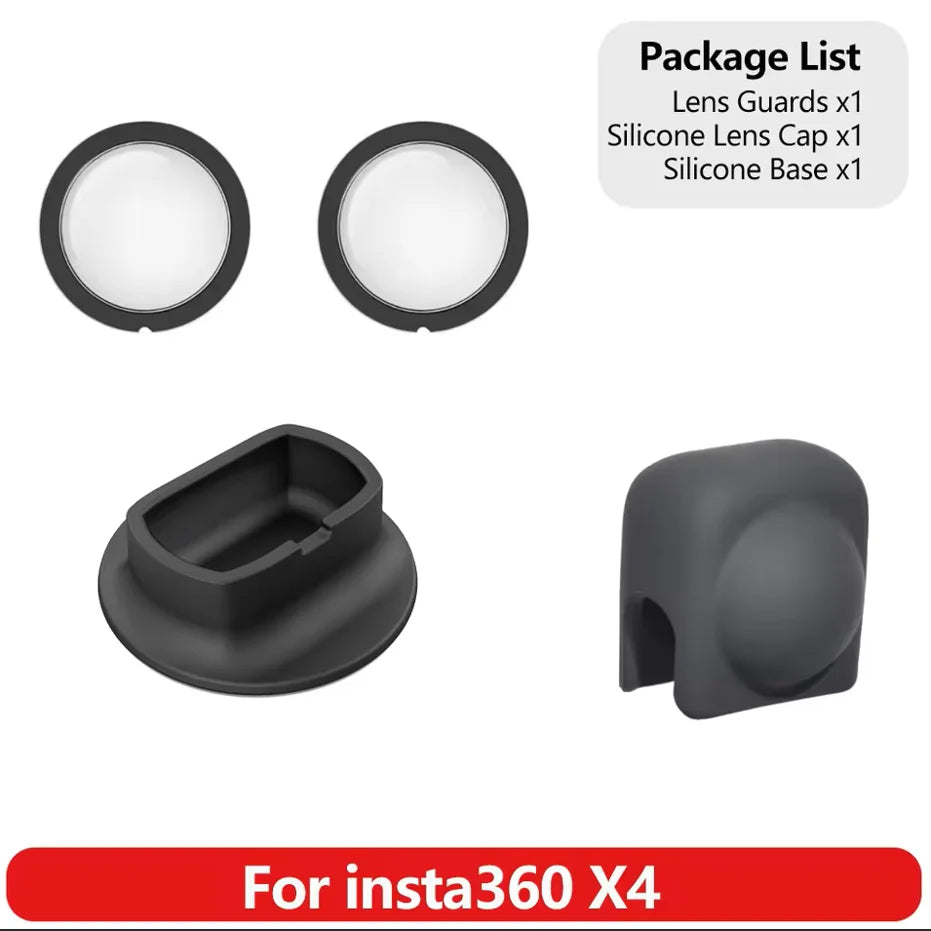 Insta360 X4 Accessories Kit – Lens Guards, Protector & Case