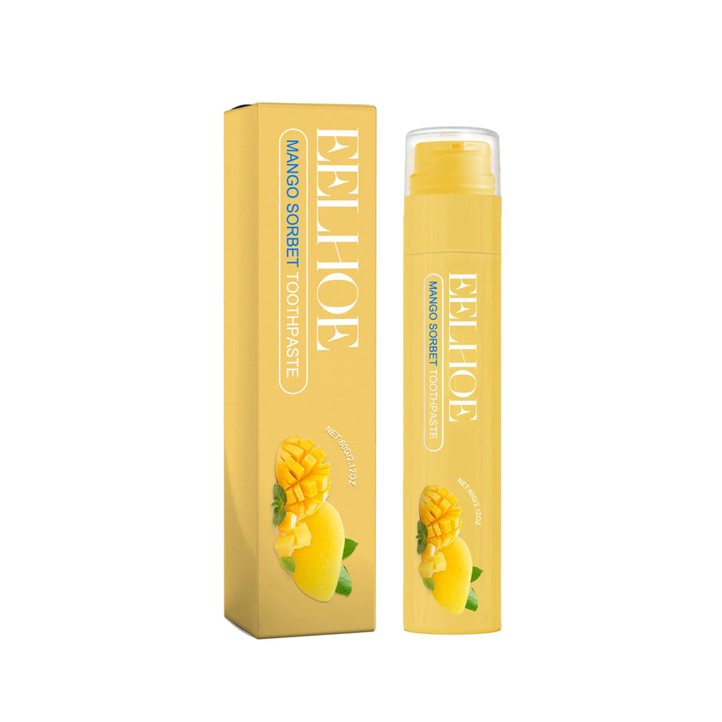 Whitening Toothpaste Various Flavors Remove Stains Clean Teeth Freshen Breath Protect Teeth-Fruity Formula Clean Fresh Mouth Oasis Select Mango Flavor