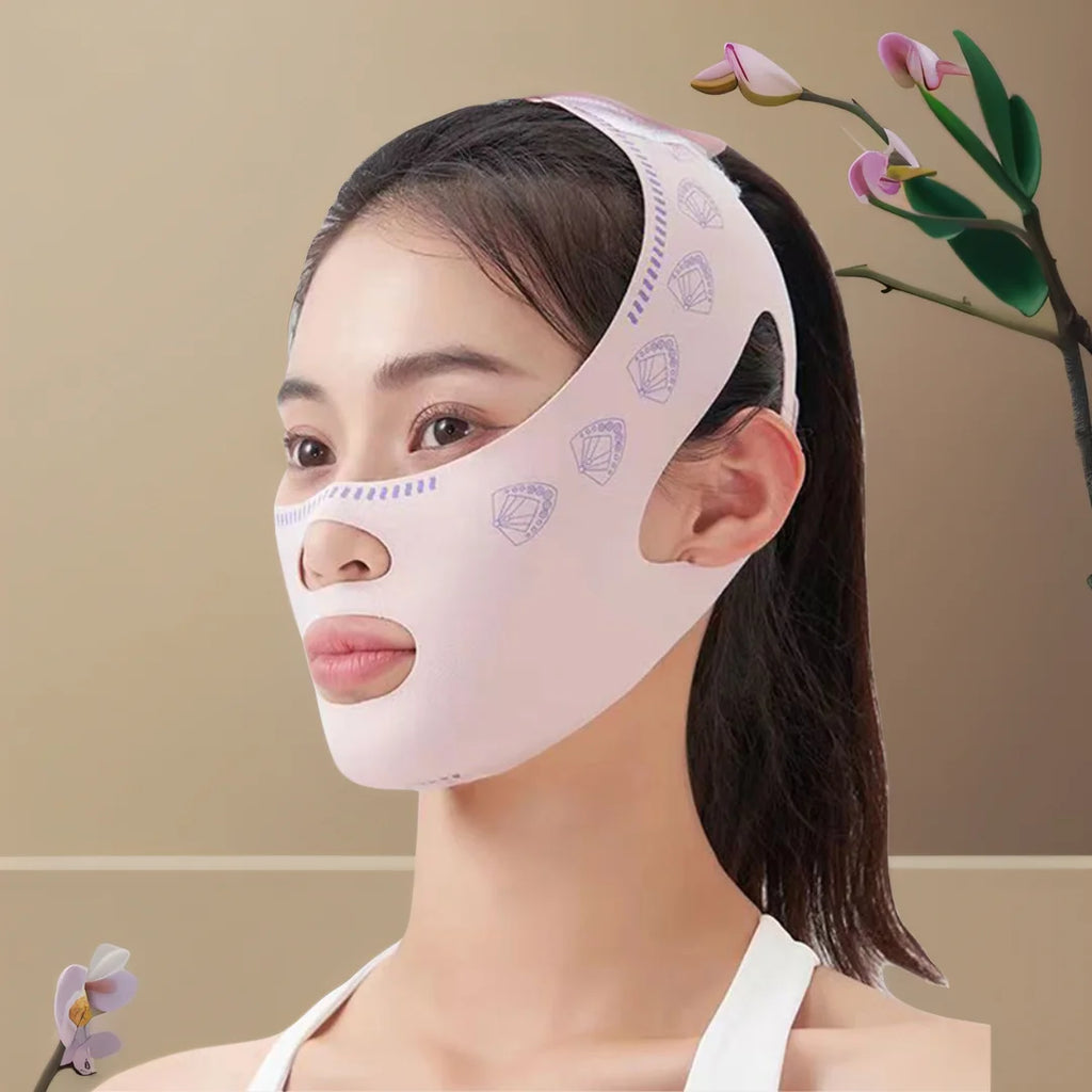Breathable V Face Band Cheek Lift Up Face Thin Mask Reduce Double Chin V Line Face Shaping Bandage Anti Wrinkle Face Bandage Oasis Select