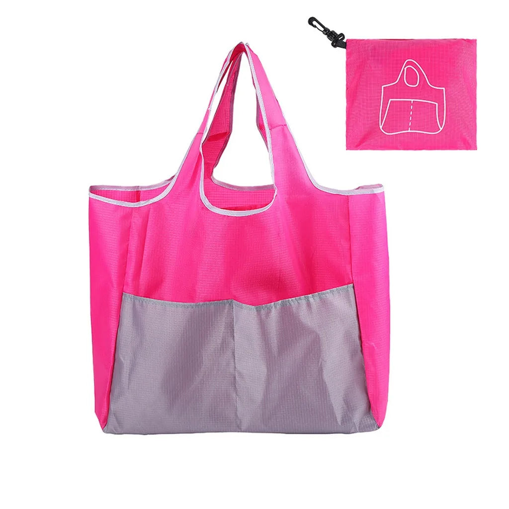 Foldable Reusable Shopping Bag | Water-Resistant Oxford Tote