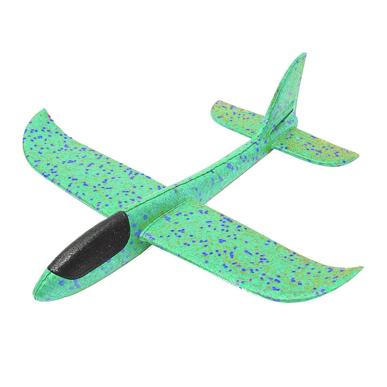 Hand Launch 35cm Flying Throw Airplane Outdoor Sports Toys for Children Glider Aircraft Model Foam Gliding Boys Fun Game Figure Oasis Select green